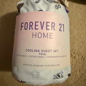 Forever 21 Home Cooling Sheet Set - Twin, Light Blue